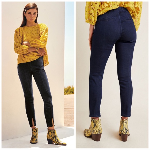Anthropologie Denim - Anthropologie Pilcro Slit-Front High Rise Jeans 29